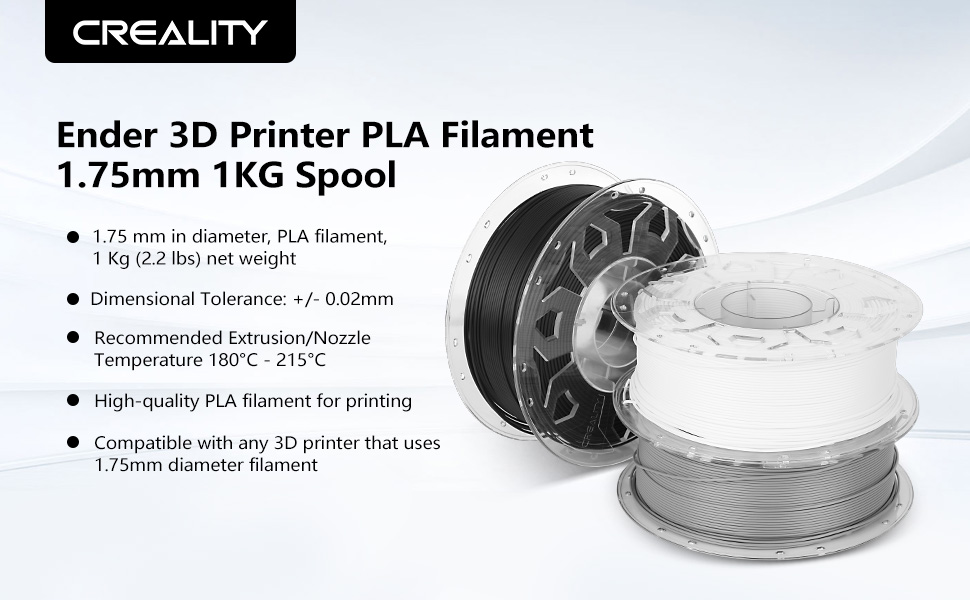 creality ender pla filament, 1.75mm pla filament